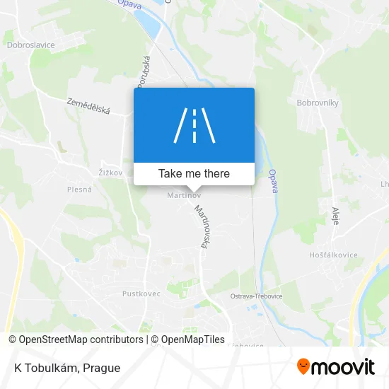 Карта K Tobulkám
