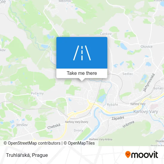 Карта Truhlářská