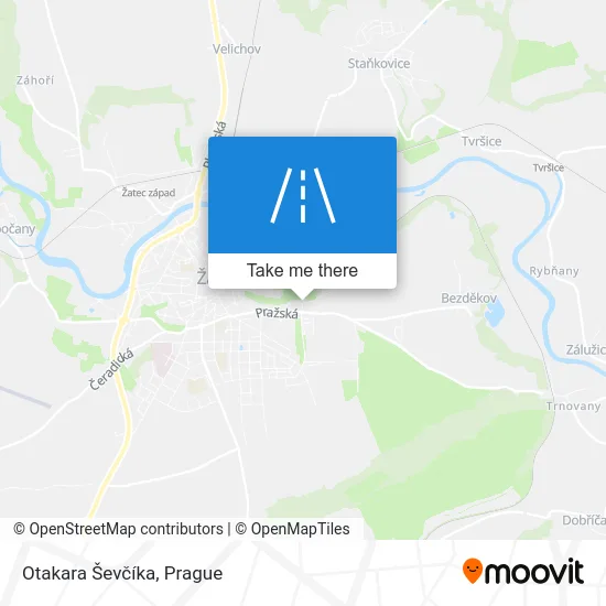 Карта Otakara Ševčíka
