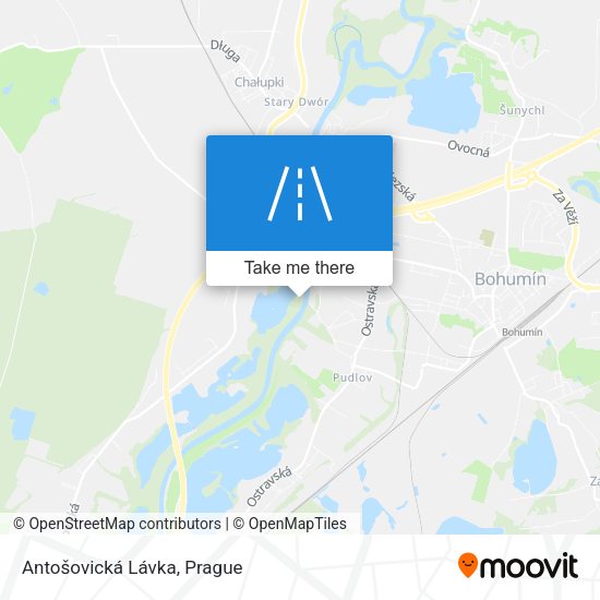 Antošovická Lávka map