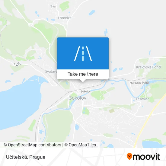 Карта Učitelská