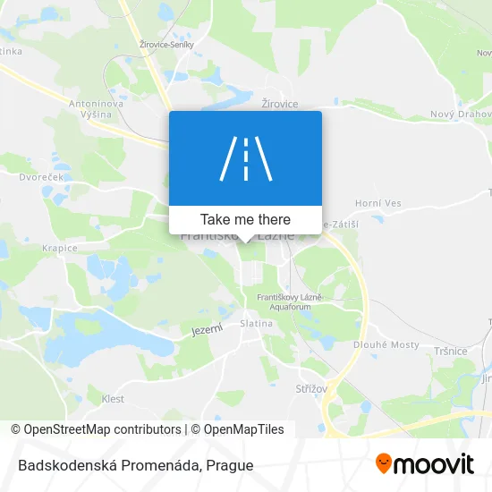 Карта Badskodenská Promenáda