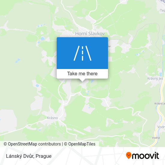 Lánský Dvůr map