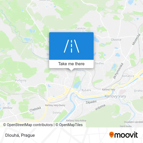 Карта Dlouhá