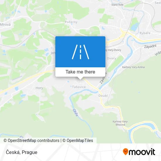 Карта Česká