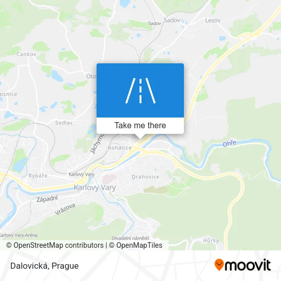 Карта Dalovická