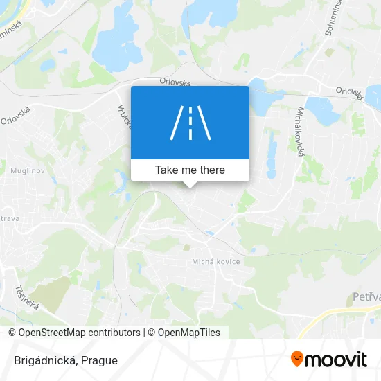 Карта Brigádnická