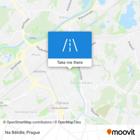 Карта Na Bělidle