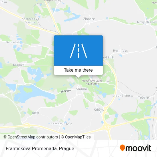 Карта Františkova Promenáda