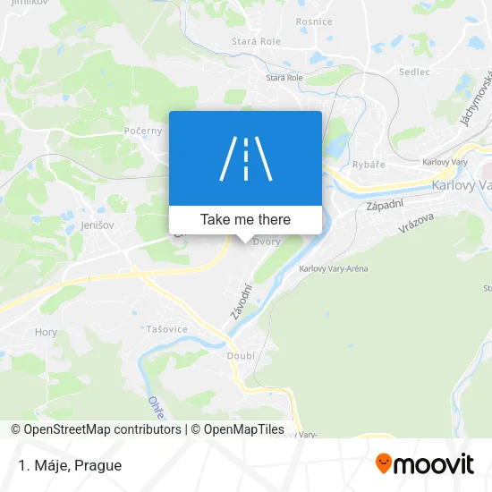 Карта 1. Máje