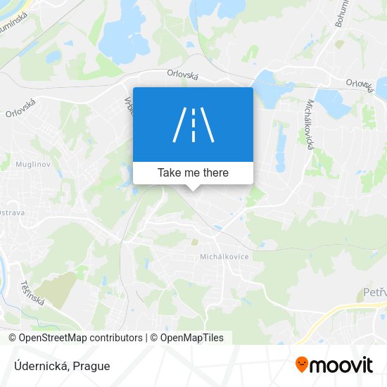 Карта Údernická