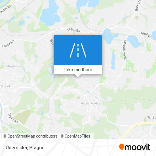 Карта Údernická