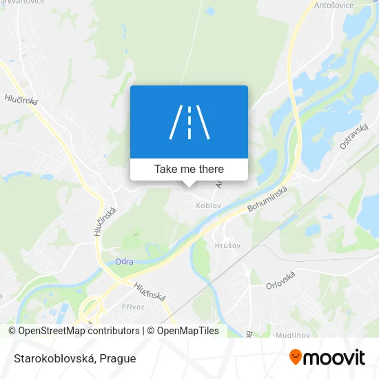 Карта Starokoblovská