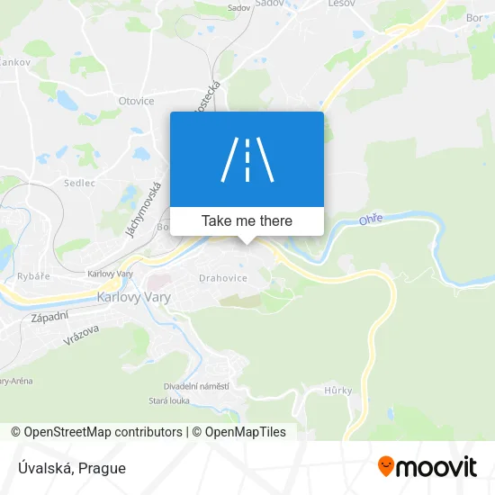 Карта Úvalská