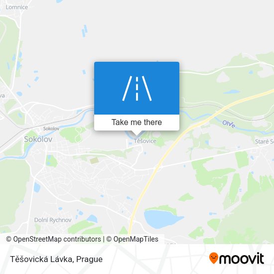 Těšovická Lávka map