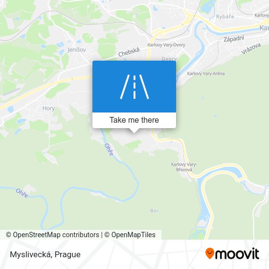 Карта Myslivecká