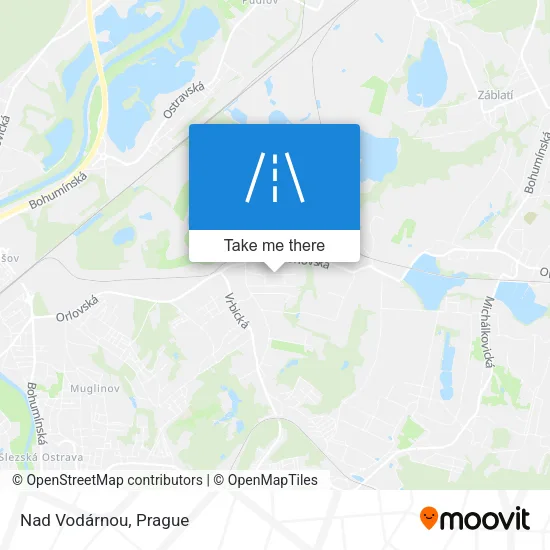 Карта Nad Vodárnou