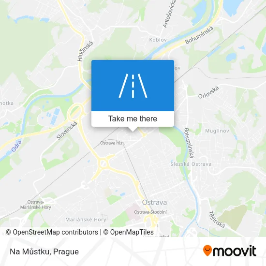 Карта Na Můstku