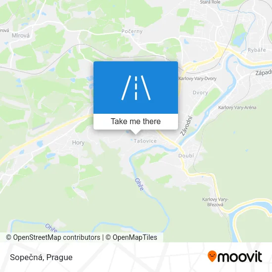 Карта Sopečná