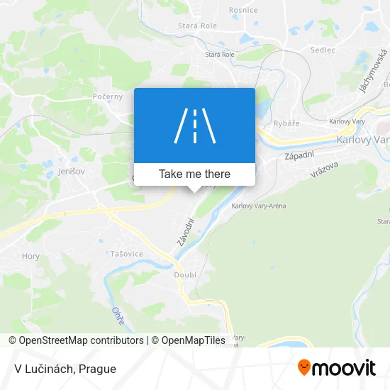 Карта V Lučinách