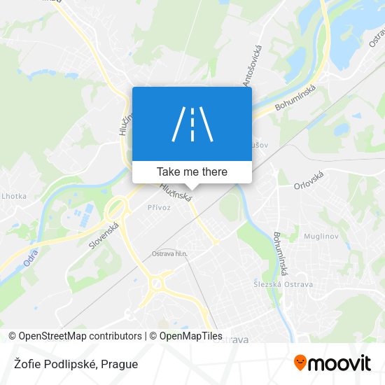 Žofie Podlipské map