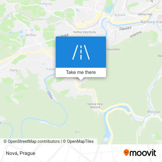 Карта Nová