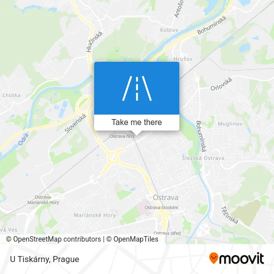 Карта U Tiskárny