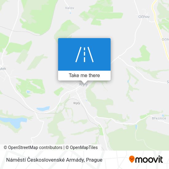 Náměstí Československé Armády map