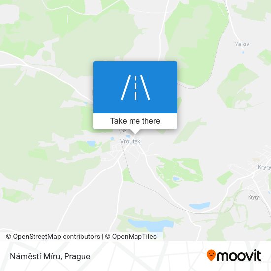 Náměstí Míru map