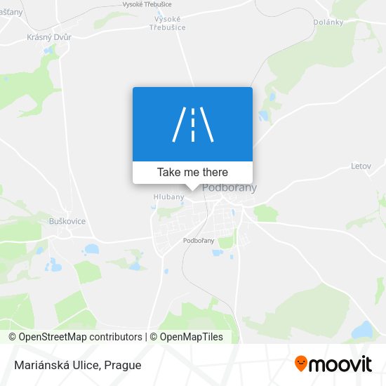 Карта Mariánská Ulice