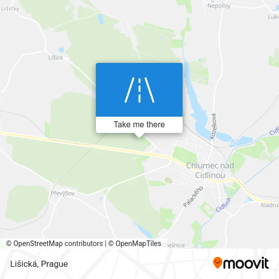 Карта Lišická