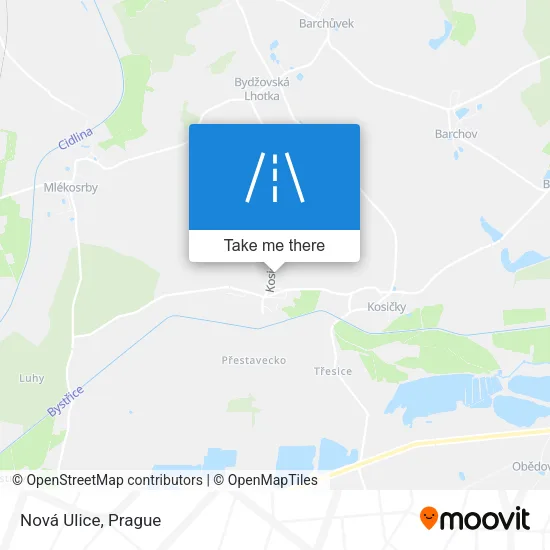 Карта Nová Ulice