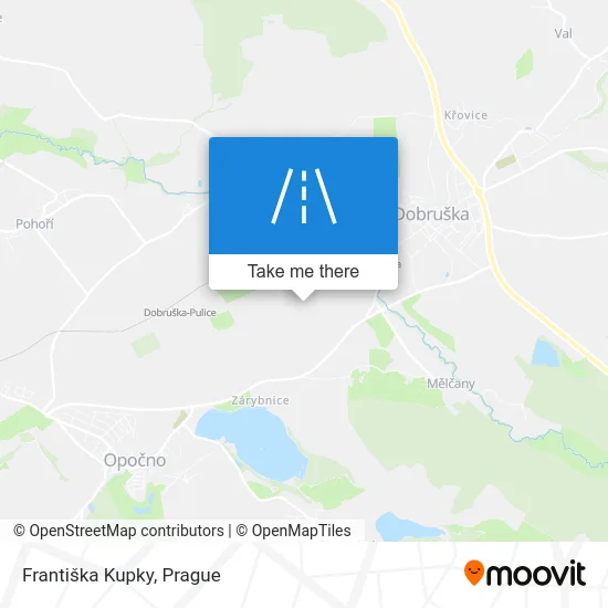 Карта Františka Kupky