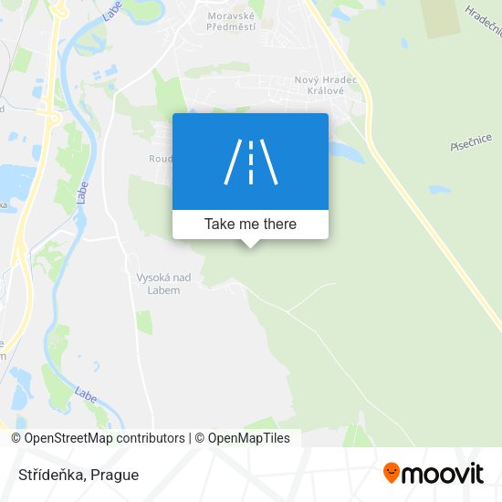 Střídeňka map