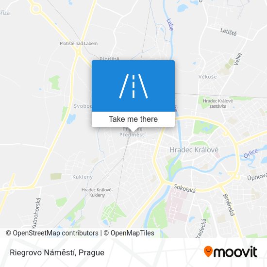 Riegrovo Náměstí map