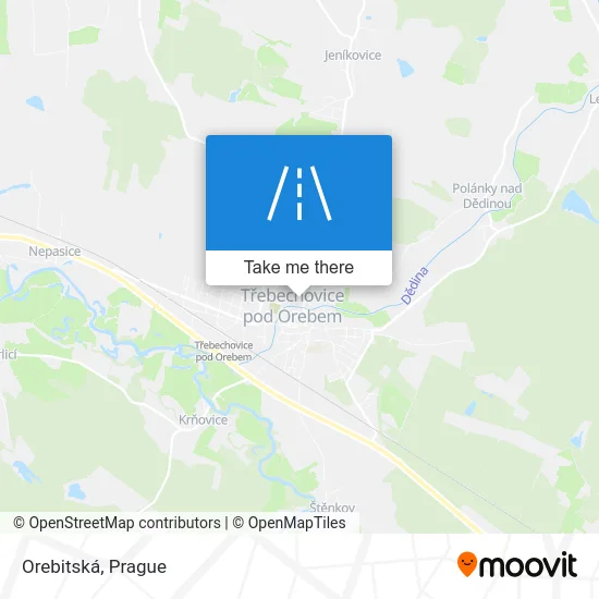 Карта Orebitská