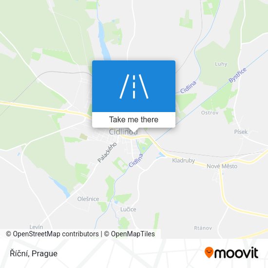 Říční map