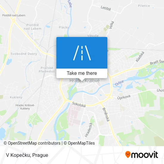 Карта V Kopečku