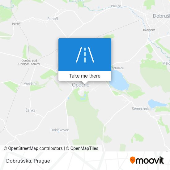 Dobrušská map
