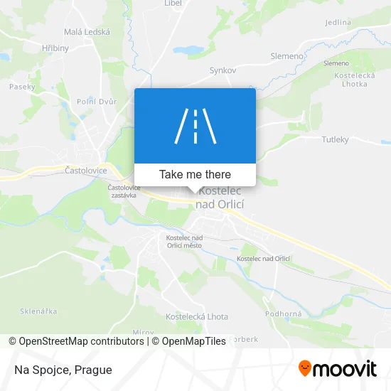 Карта Na Spojce