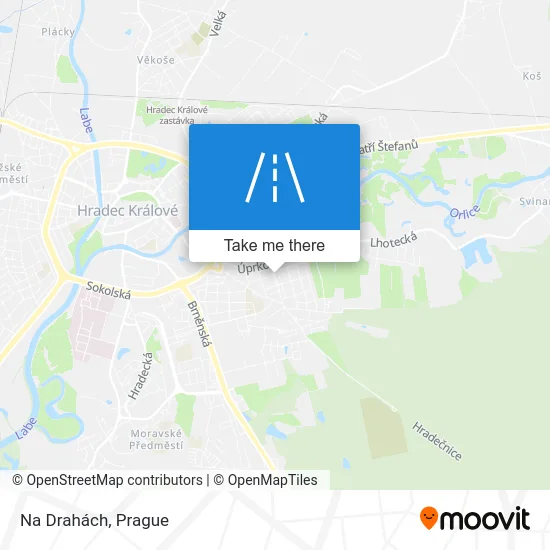 Карта Na Drahách