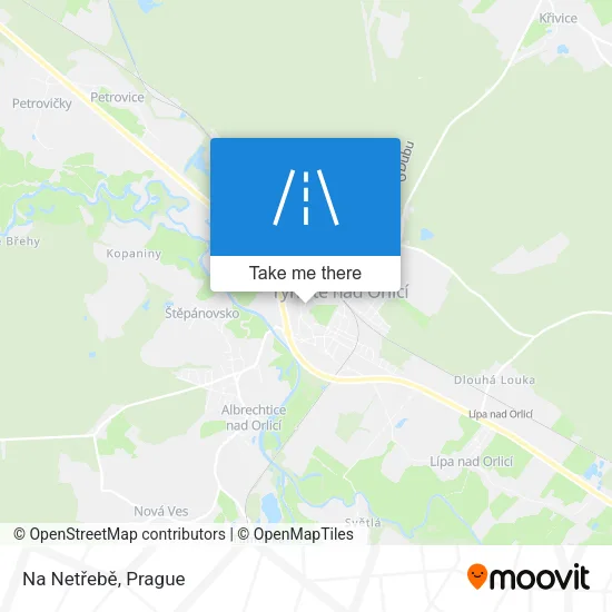 Карта Na Netřebě