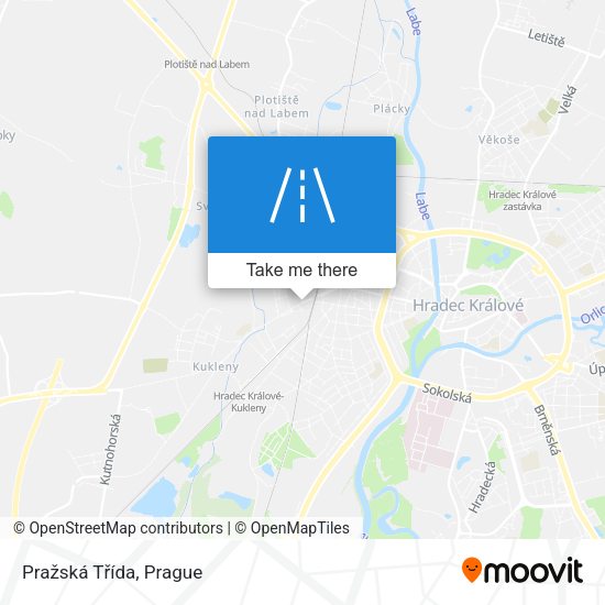 Pražská Třída map