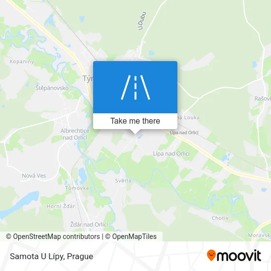 Карта Samota U Lípy
