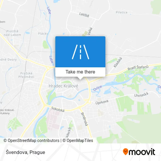 Карта Švendova