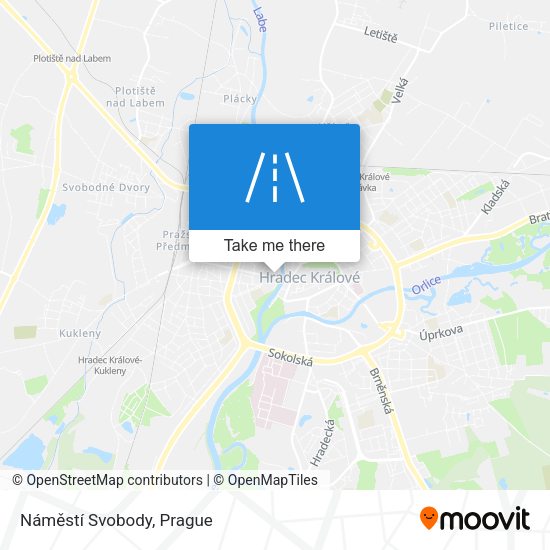 Náměstí Svobody map