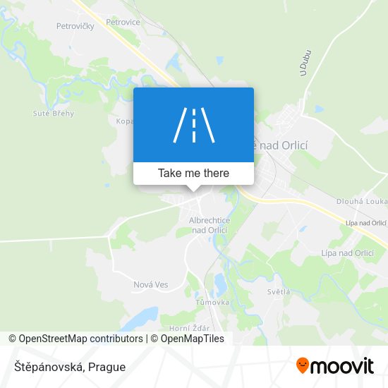 Štěpánovská map