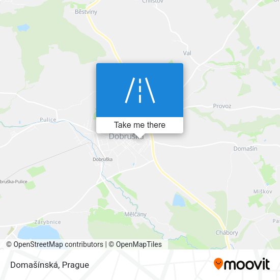Domašínská map