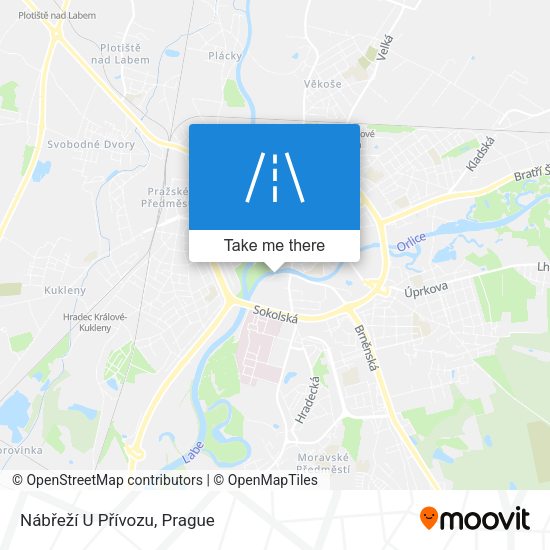 Nábřeží U Přívozu map