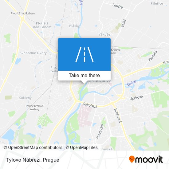 Tylovo Nábřeží map